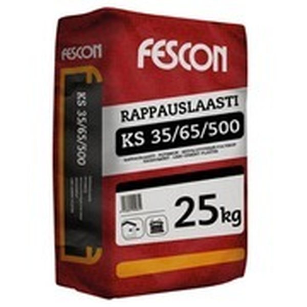 Fescon rappauslaasti KS 35/65 3 mm 53056 25 kg (säkki / neliö / 15 mm)