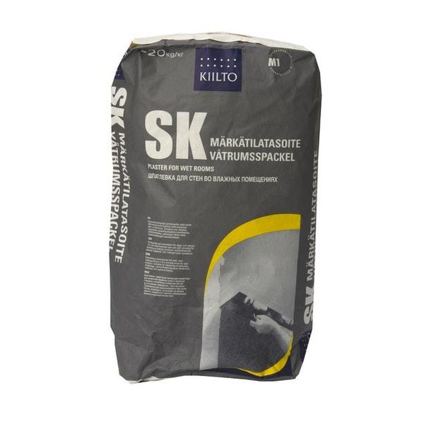 Kiilto märkätilatasoite 20 kg (säkki / seinä)