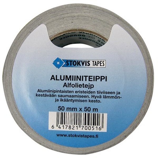 Stokvis Tapes alumiinifolioteippi 50 mm 50 m